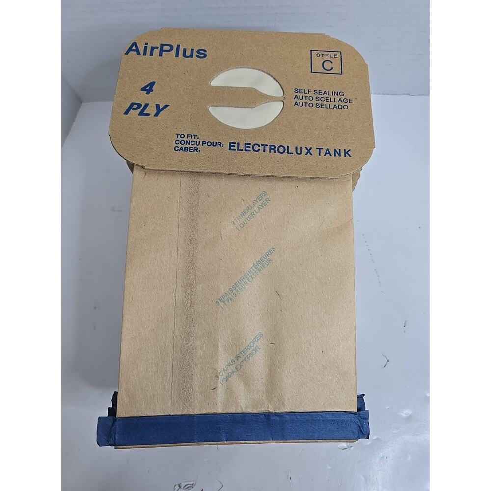 26 Air plus Bags for Electrolux Canister Vacuum Cleaner Style C 4 Ply Bags